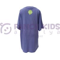 Erkek Çocuk T-Shirt Influencer Baskılı Mor Renkli