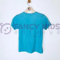 8-14 Yaş Erkek Çocuk Dijital Baskılı Mint T-Shirt