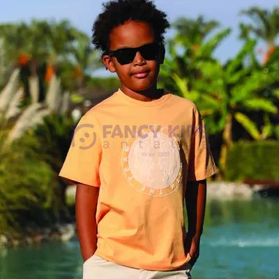 Erkek Çocuk Dijital Baskılı Melon T-Shirt