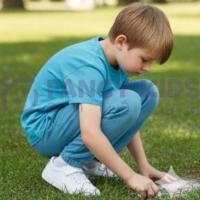 Erkek Çocuk Turkuvaz Mavi Renk Lastikli Paçalı Cepli Eşofman Altı