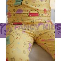 Erkek Çocuk Uzay Tema Desenli Pamuklu Pijama Takımı %95 Pamuk 2’li Set