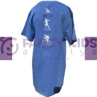 Fancy Kids Erkek Çocuk T-Shirt Triathlon Baskılı Mavi