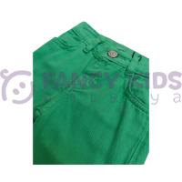 FancyKids Kız Çocuk Pantolon Kot Kumaş Yeşil