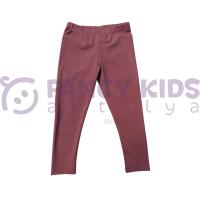 Kız Çocuk Basic Baskısız Esnek Pamuklu Tayt – Rahat ve Yumuşak Kumaş