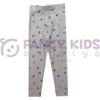 Kız Çocuk Baskılı %100 Pamuk Tayt – Esnek, Rahat ve Günlük Kullanıma Uygun