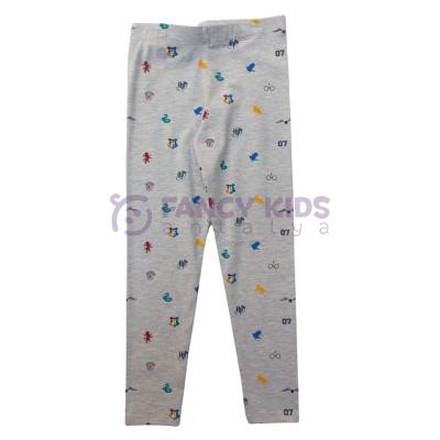 Kız Çocuk Baskılı %100 Pamuk Tayt – Esnek, Rahat ve Günlük Kullanıma Uygun