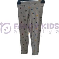 Kız Çocuk Baskılı %100 Pamuk Tayt – Esnek, Rahat ve Günlük Kullanıma Uygun