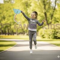 Kız Çocuk Baskılı Kapüşonlu Gri Crop Eşofman Takımı – Pamuklu ve Rahat Model