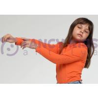 1-10 Yaş Kız Çocuk Bluz Turuncu Kaşkorse Uzun Kol