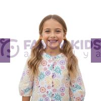 Kız Çocuk Çok Renkli Baskılı Bluz