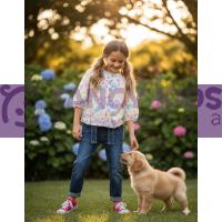 Kız Çocuk Çok Renkli Baskılı Bluz