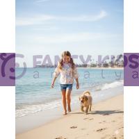 Kız Çocuk Çok Renkli Baskılı Bluz