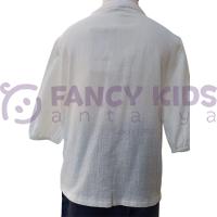 Kız Çocuk Dantelli Yaka Uzun Kollu Pamuklu Bluz – Orijinal Desenli