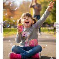 Kız Çocuk Gri Kuğu Desenli Pullu Sweatshirt – Yumuşak Mevsimlik Rahat Kalıp