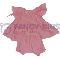 Kız Çocuk İkili Takım – Pötikareli Pembe Bebe Model %100 Pamuk