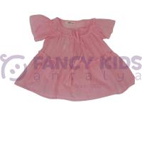 Kız Çocuk İkili Takım – Pötikareli Pembe Bebe Model %100 Pamuk