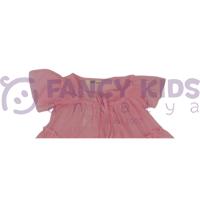 Kız Çocuk İkili Takım – Pötikareli Pembe Bebe Model %100 Pamuk