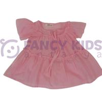 Kız Çocuk İkili Takım Bebe Model Pötikareli Pembe 6-36 Ay