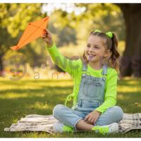 Kız Çocuk İnce Kaşkorse Sweatshirt – Pamuklu, Esnek ve Rahat Günlük Model