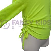 Kız Çocuk İnce Kaşkorse Sweatshirt – Pamuklu, Esnek ve Rahat Günlük Model