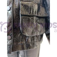 Kız Çocuk Kapüşonlu Deri Ceket ve Tayt İkili Takım – Pelüş Astarlı Mont & Esnek Dar Paça Pantolon