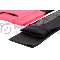 Kız Çocuk Kapüşonlu Neon Pembe SweatShirt Baskılı Siyah Tayt
