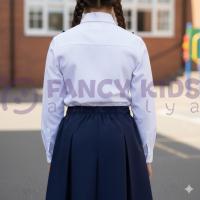 Kız Çocuk Lacivert Okul Eteği