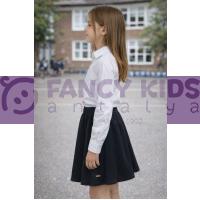 Kız Çocuk Lacivert Okul Eteği