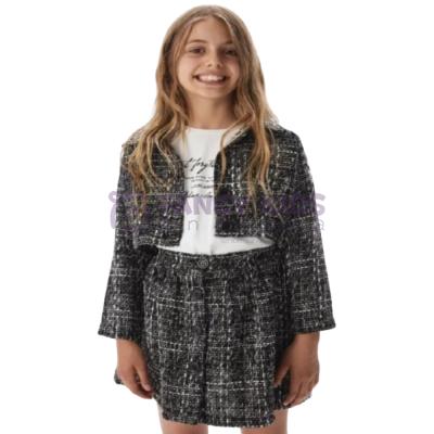 Kız Çocuk Şık İkili Takım –  Ceket & Ayarlanabilir Etek Kombini