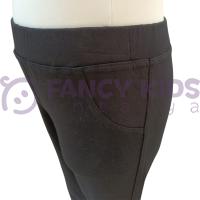 Kız Çocuk Siyah Pamuklu Esnek Tayt – Rahat ve Şık Günlük Kullanım