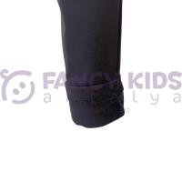 Kız Çocuk Siyah Pamuklu Esnek Tayt – Rahat ve Şık Günlük Kullanım