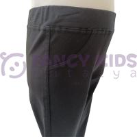 Kız Çocuk Siyah Pamuklu Esnek Tayt – Rahat ve Şık Günlük Kullanım