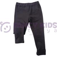 Kız Çocuk Siyah Pamuklu Esnek Tayt – Rahat ve Şık Günlük Kullanım