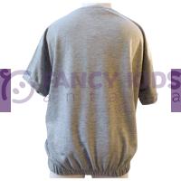 Kız Çocuk T-Shirt Baskılı Gri Renkli 