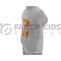 Kız Çocuk T-Shirt Body Arizona Baskılı Regular Fit Esnek Kumaş
