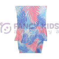 Kız Çocuk T-Shirt Şort İkili Takım Desenli Baskılı 