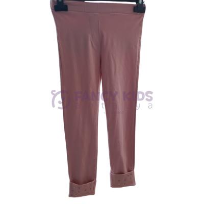 Kız Çocuk Taş Baskılı Duble Paçalı Pamuklu Tayt – Esnek, Şık ve Rahat