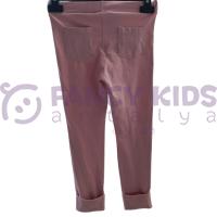 Kız Çocuk Taş Baskılı Duble Paçalı Pamuklu Tayt – Esnek, Şık ve Rahat