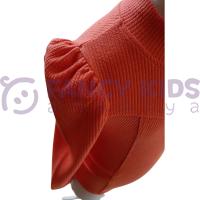 Kız Çocuk Turuncu Kaşkorse Uzun Kol Bluz – Esnek Tam Kalıp, Şık ve Rahat