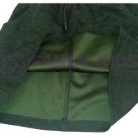 Kız Çocuk Yeşil Kırçıllı Örme Kışlık Etek – Cepli, Bel Lastikli ve Bağcıklı