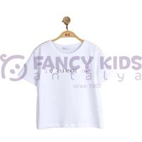 7-14 Yaş Kız Çocuk İkili Takım Parlak Baskılı T-Shirt - Şort 