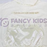 8-14 Yaş Kız Çocuk İkili Takım Vizon Kapüşonlu Sweat - Shirt Parlak Şort