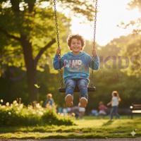 Erkek Çocuk Baskılı Kanguru Cepli Kapüşonlu Petrol Yeşili Sweatshirt – Pamuklu Rahat Regular Kalıp